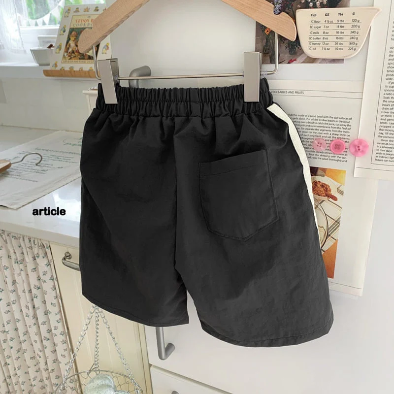 Article - Korean Children Fashion - #childrensboutique - Curve Track Shorts - 5