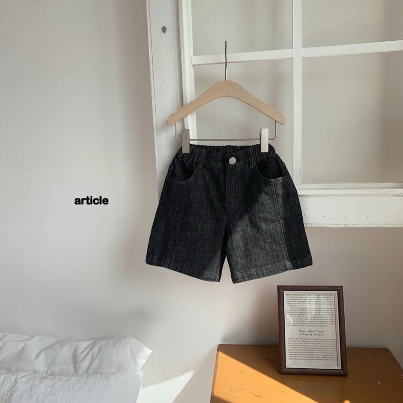Article - Korean Children Fashion - #childrensboutique - Flirting Denim Shorts - 3
