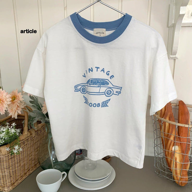 Article - Korean Children Fashion - #childrensboutique - Vintage Car Tee - 2