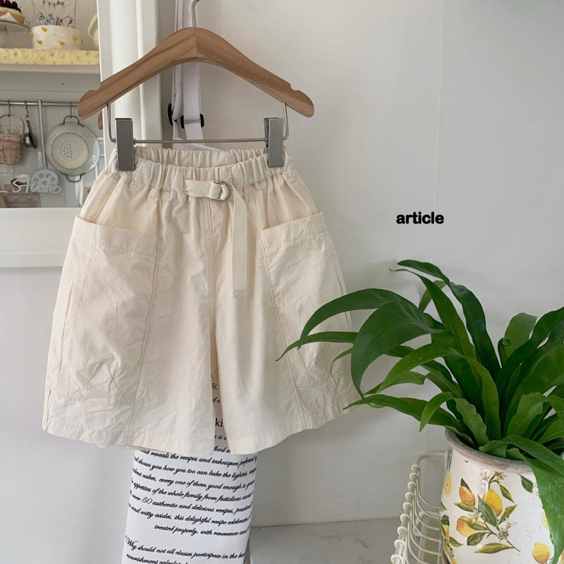 Article - Korean Children Fashion - #childofig - Kale D-Ring Shorts - 4