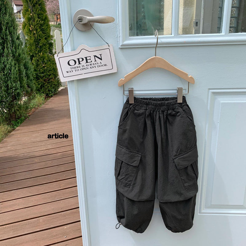Article - Korean Children Fashion - #designkidswear - James Cargo Pants - 5