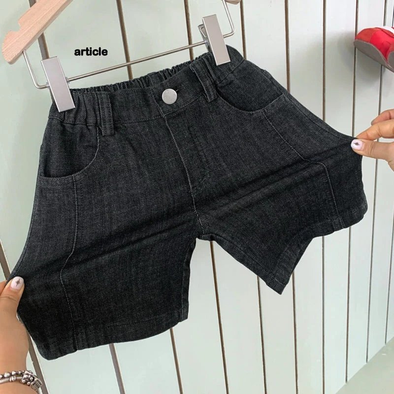 Article - Korean Children Fashion - #childrensboutique - Flirting Denim Shorts - 4
