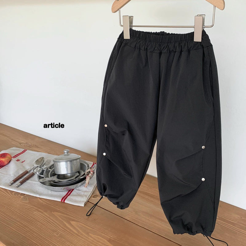 Article - Korean Children Fashion - #designkidswear - Wind Rivet Pants - 3