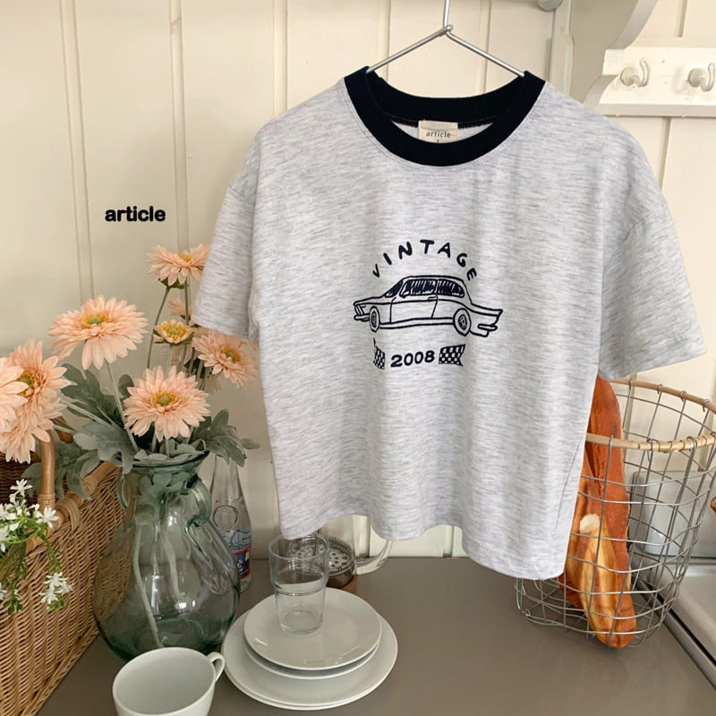 Article - Korean Children Fashion - #designkidswear - Vintage Car Tee - 4