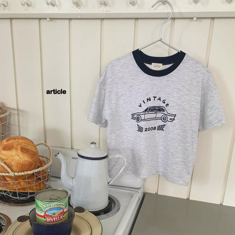 Article - Korean Children Fashion - #fashionkids - Vintage Car Tee - 5