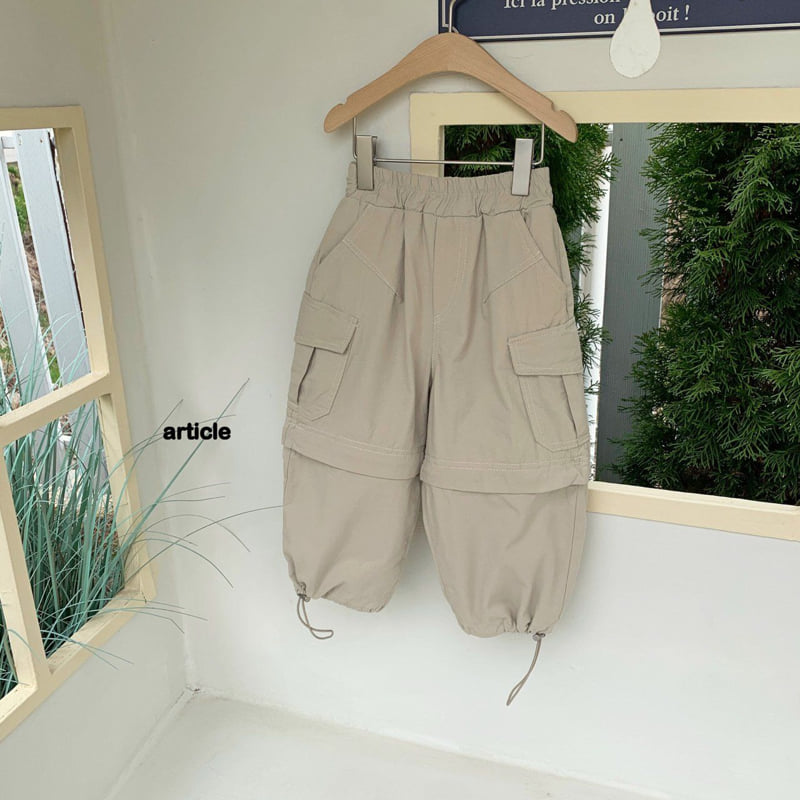 Article - Korean Children Fashion - #fashionkids - 2Way Bermuda Pants - 2