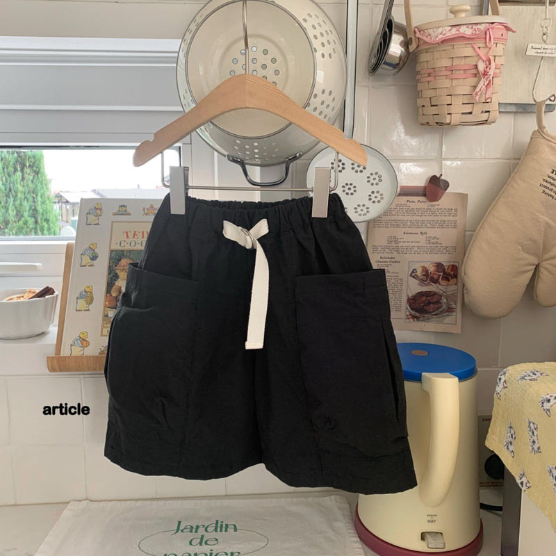 Article - Korean Children Fashion - #fashionkids - Kale D-Ring Shorts - 7