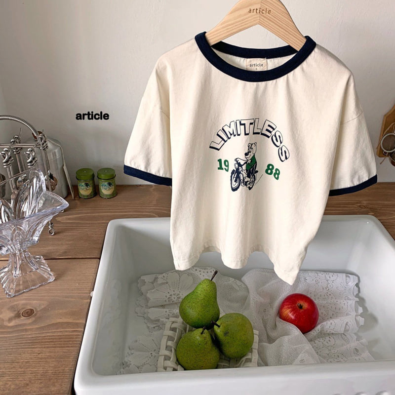 Article - Korean Children Fashion - #kidsshorts - 1988 Ringer Tee