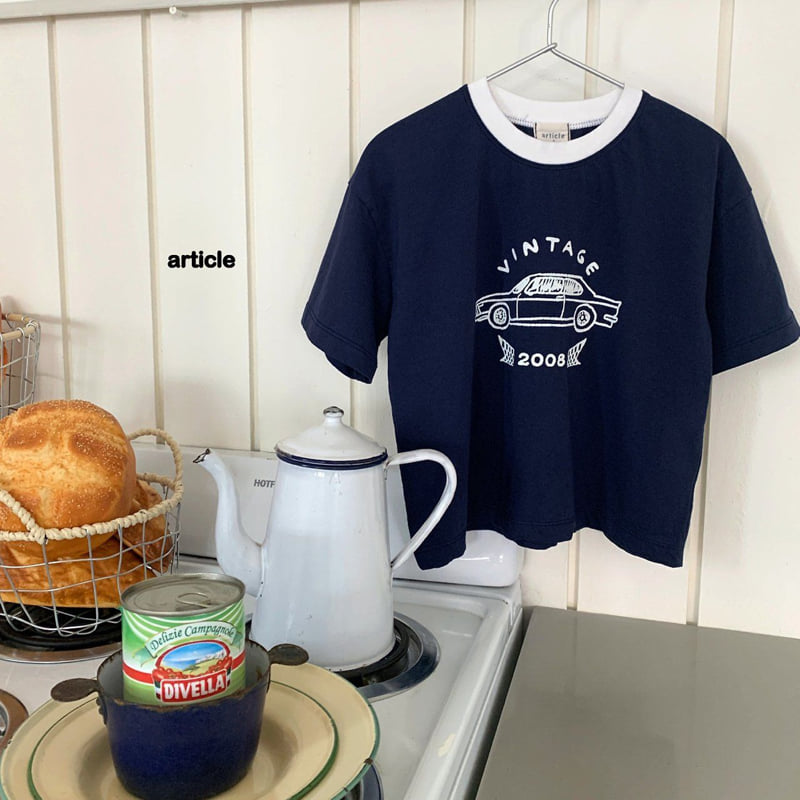 Article - Korean Children Fashion - #kidsshorts - Vintage Car Tee - 6