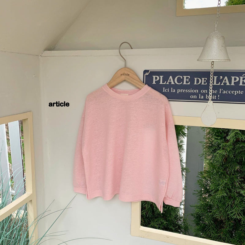 Article - Korean Children Fashion - #fashionkids - Picnic Linen Tee - 4