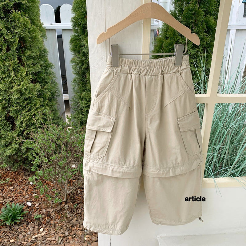Article - Korean Children Fashion - #kidsshorts - 2Way Bermuda Pants - 3
