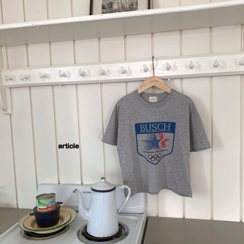 Article - Korean Children Fashion - #kidsshorts - Olympic Tee - 5