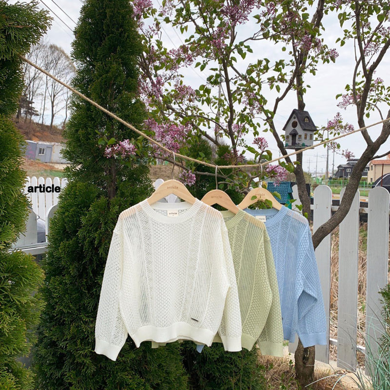 Article - Korean Children Fashion - #kidsstore - Eyelet Knit