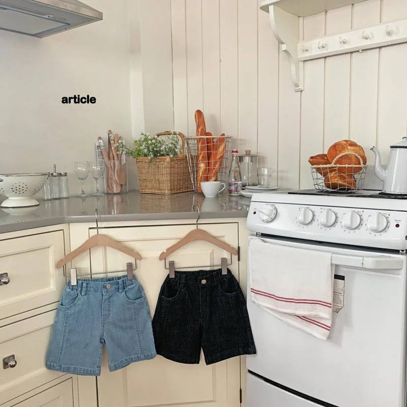 Article - Korean Children Fashion - #kidsstore - Flirting Denim Shorts - 8