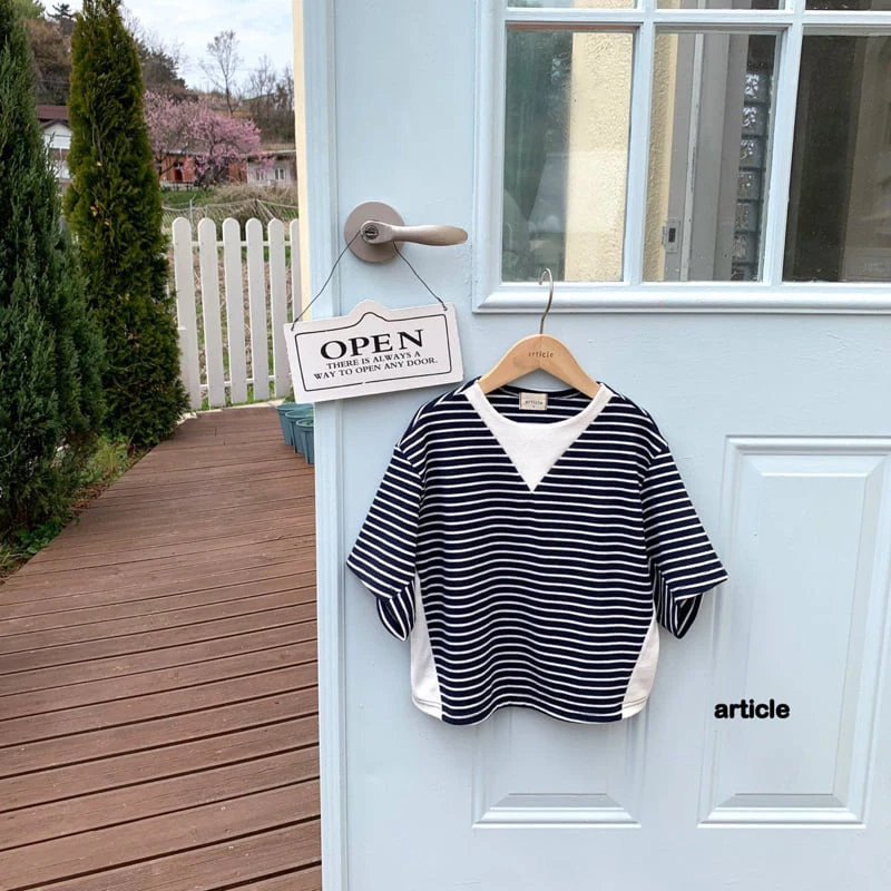 Article - Korean Children Fashion - #kidsstore - Marine Tee