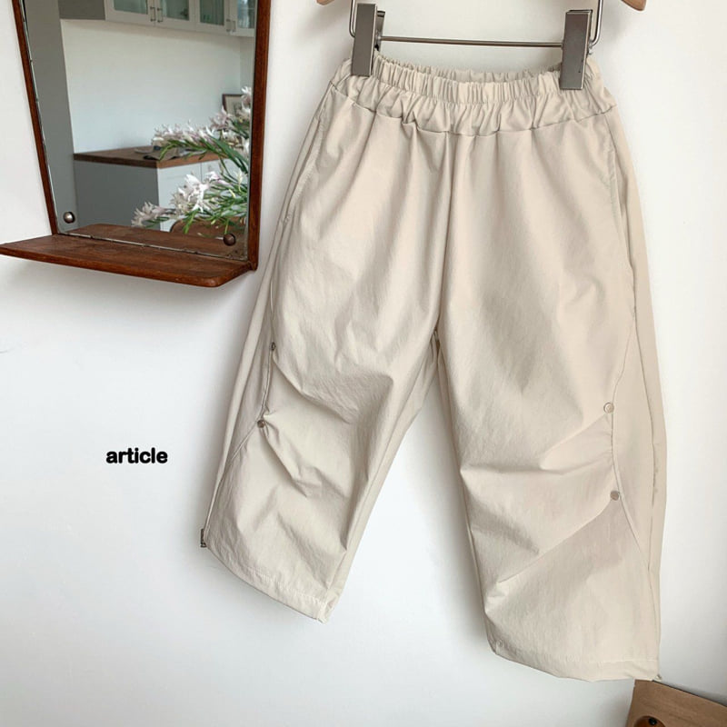 Article - Korean Children Fashion - #kidsstore - Wind Rivet Pants - 7