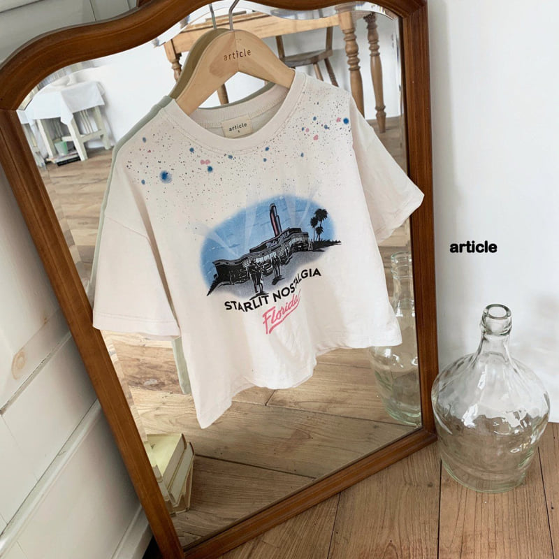 Article - Korean Children Fashion - #kidsstore - Florida Vintage Tee - 2