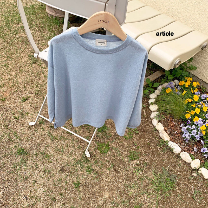 Article - Korean Children Fashion - #kidzfashiontrend - Picnic Linen Tee - 6