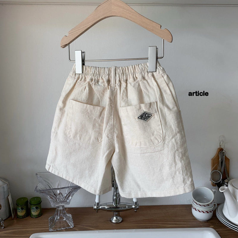 Article - Korean Children Fashion - #kidzfashiontrend - Simple Linen Shorts - 5