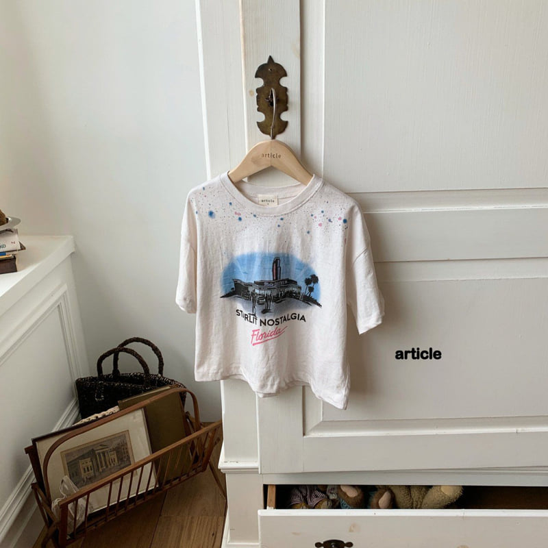 Article - Korean Children Fashion - #kidzfashiontrend - Florida Vintage Tee - 3
