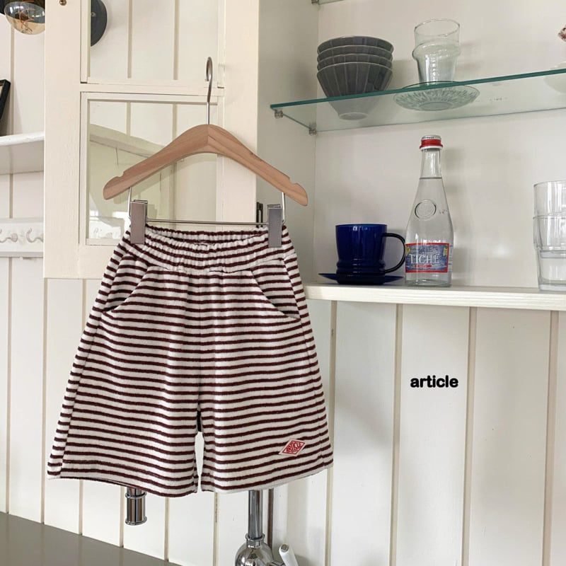 Article - Korean Children Fashion - #littlefashionista - Terry Shorts - 9