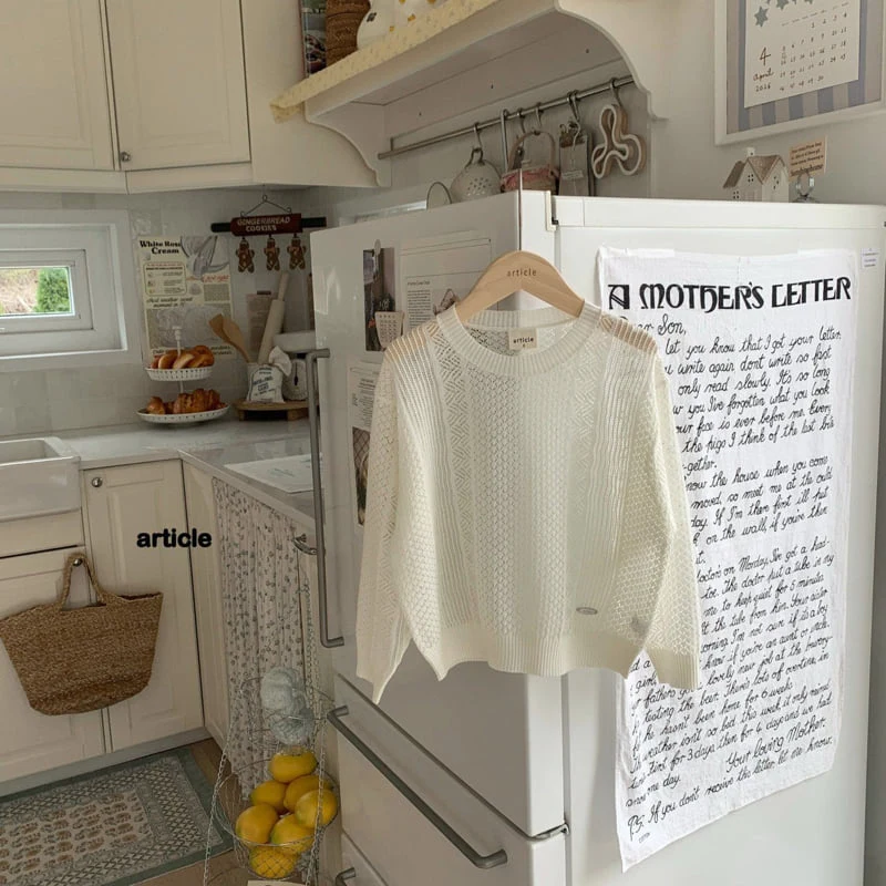 Article - Korean Children Fashion - #magicofchildhood - Eyelet Knit - 5