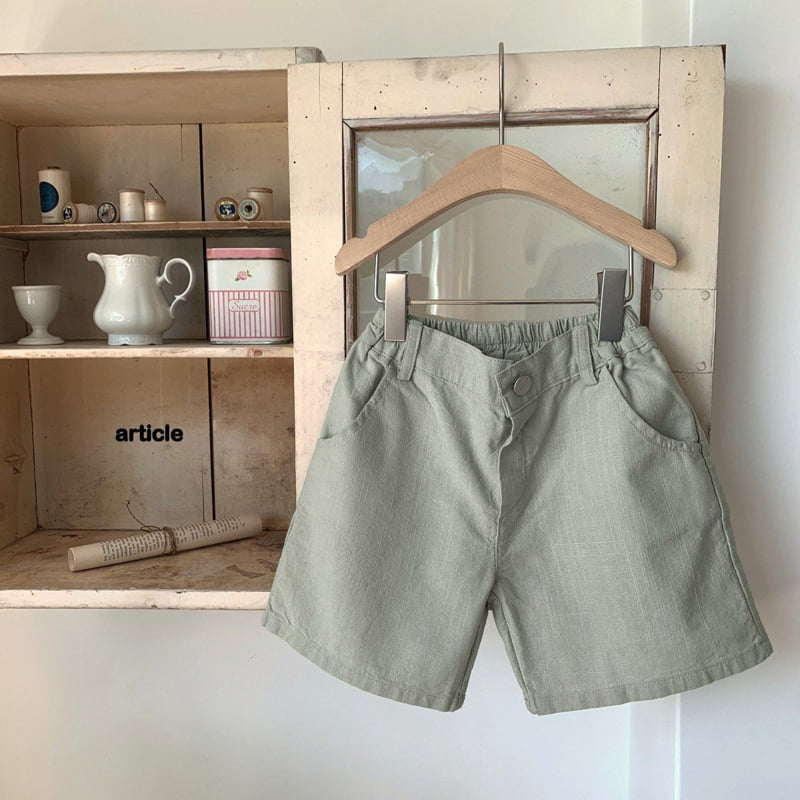 Article - Korean Children Fashion - #magicofchildhood - Simple Linen Shorts - 8