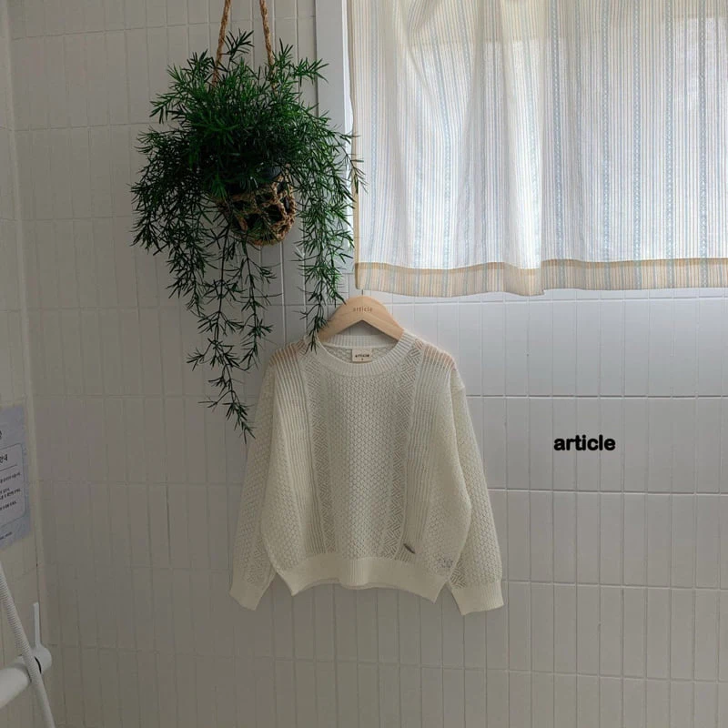 Article - Korean Children Fashion - #minifashionista - Eyelet Knit - 6