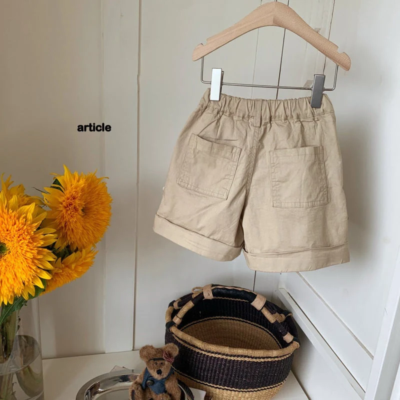 Article - Korean Children Fashion - #minifashionista - Bijou Roll-Up Shorts - 7