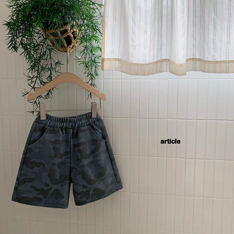 Article - Korean Children Fashion - #minifashionista - Smoke Camo Shorts - 5