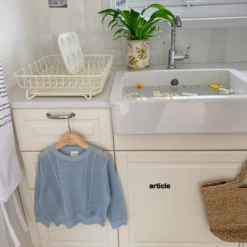 Article - Korean Children Fashion - #prettylittlegirls - Eyelet Knit - 7