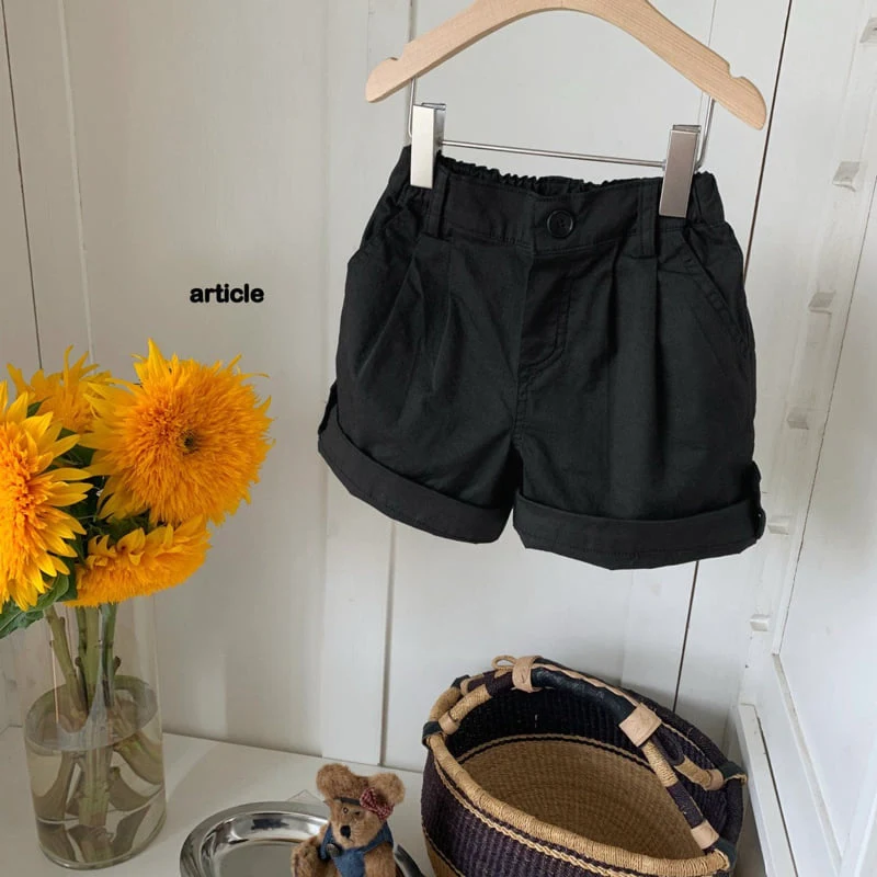 Article - Korean Children Fashion - #prettylittlegirls - Bijou Roll-Up Shorts - 8