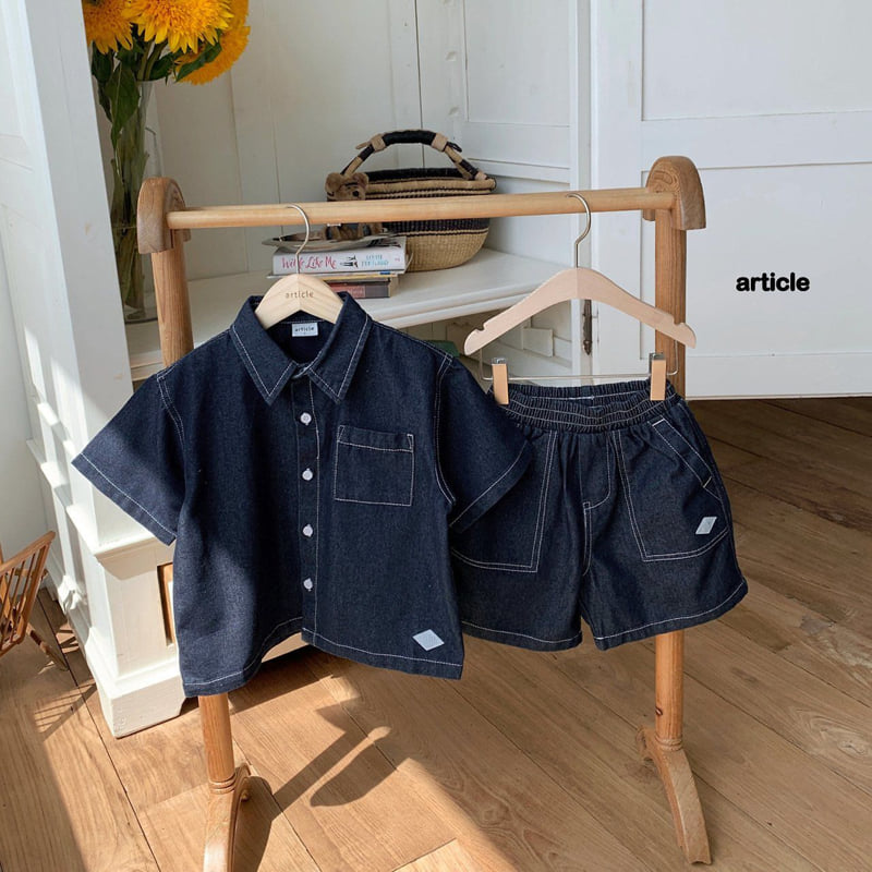 Article - Korean Children Fashion - #prettylittlegirls - Sand Shirt Set - 5