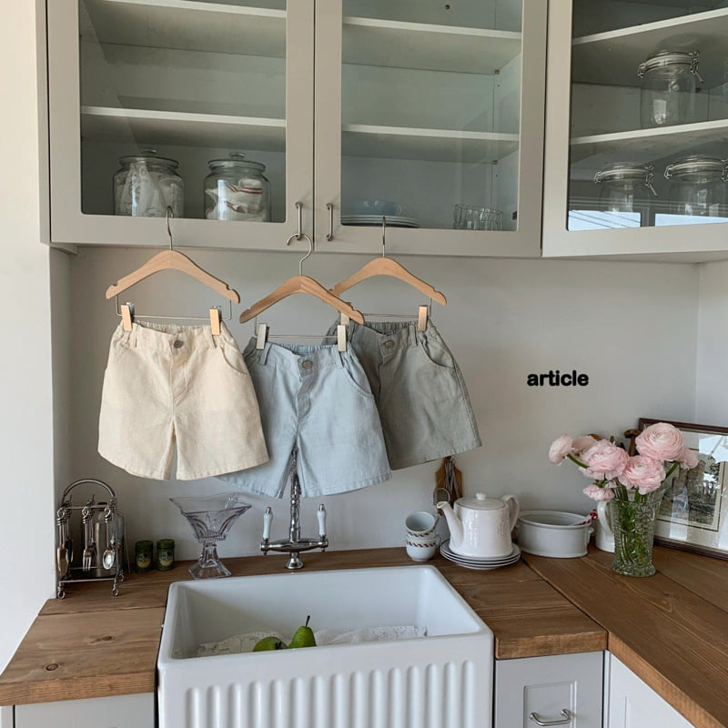 Article - Korean Children Fashion - #prettylittlegirls - Simple Linen Shorts - 10