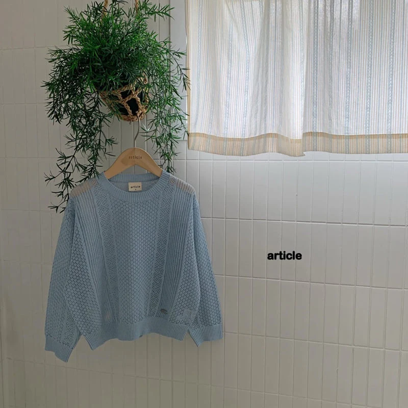 Article - Korean Children Fashion - #todddlerfashion - Eyelet Knit - 8