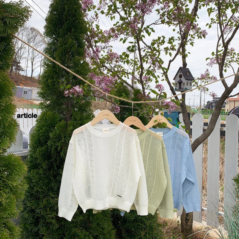 Article - Korean Children Fashion - #toddlerclothing - Eyelet Knit - 9