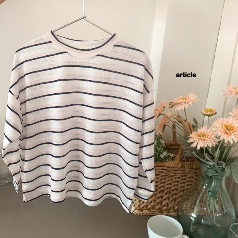 Article - Korean Children Fashion - #toddlerclothing - Mild Tencel Tee - 3