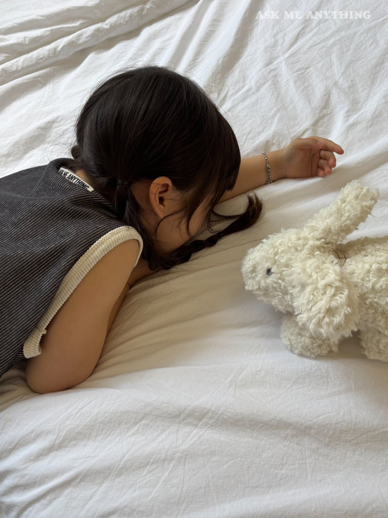 Ask Me Anything - Korean Children Fashion - #discoveringself - Cota Sleeveless Tee - 5