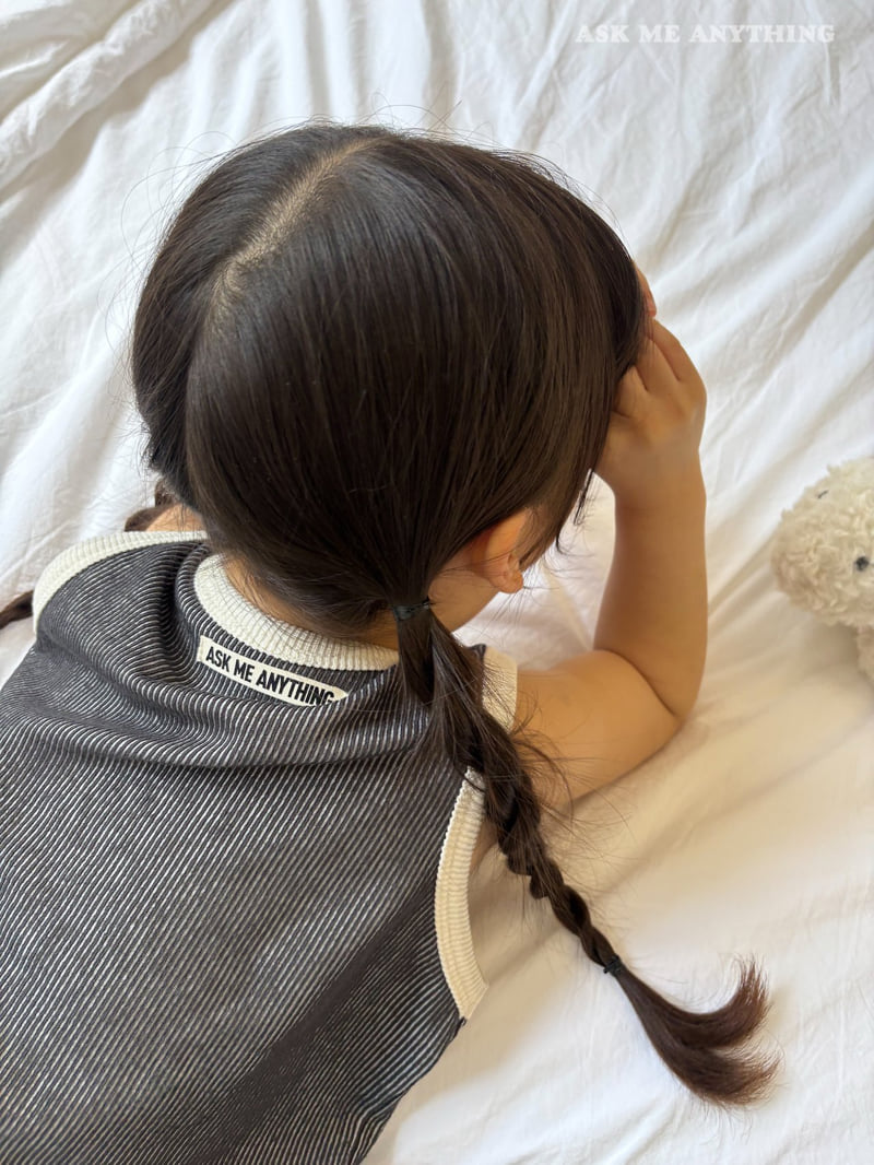Ask Me Anything - Korean Children Fashion - #fashionkids - Cota Sleeveless Tee - 6