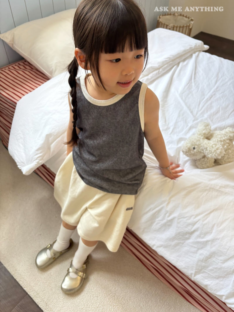 Ask Me Anything - Korean Children Fashion - #kidsshorts - Cota Sleeveless Tee - 7