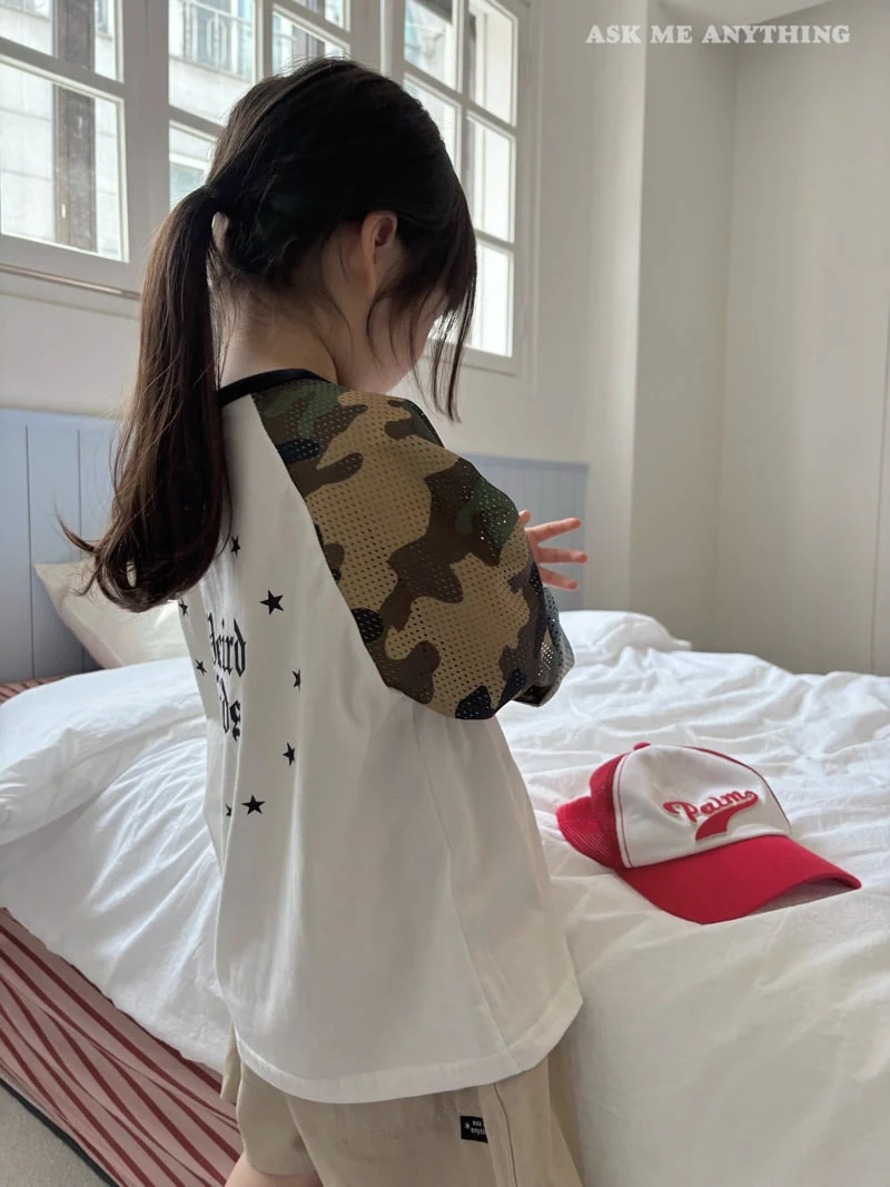 Camo Mesh Tee by Ask Me Anything for Child - view 4