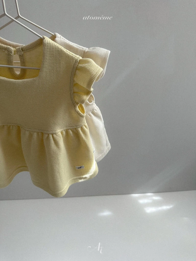 Atomeme - Korean Baby Fashion - #babyboutique - Rib Waffle Tee - 9