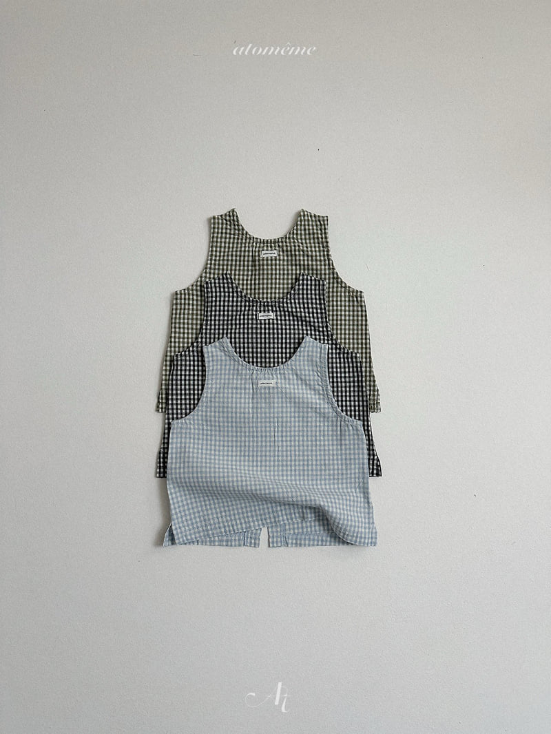 Atomeme - Korean Baby Fashion - #babyboutique - Muse Check Blouse - 4