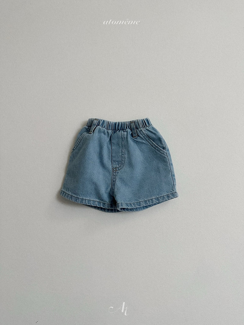 Atomeme - Korean Baby Fashion - #babyboutiqueclothing - Lucy Denim Shorts - 7