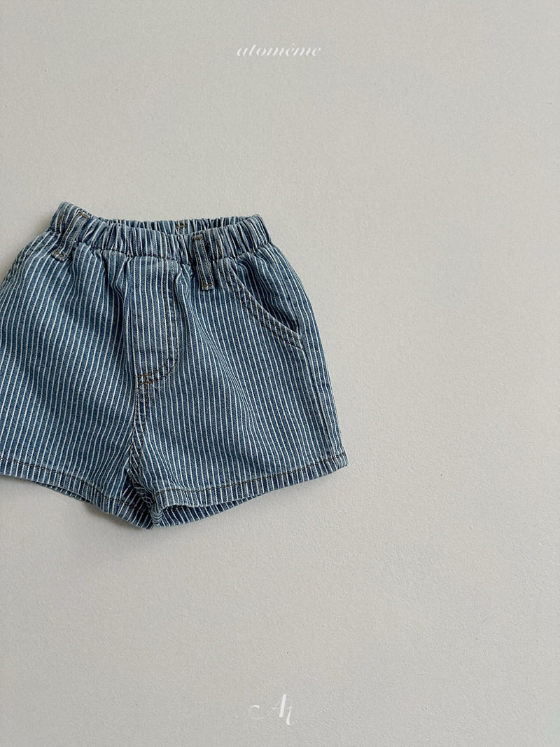 Atomeme - Korean Baby Fashion - #babyclothing - Lucy Denim Shorts - 8