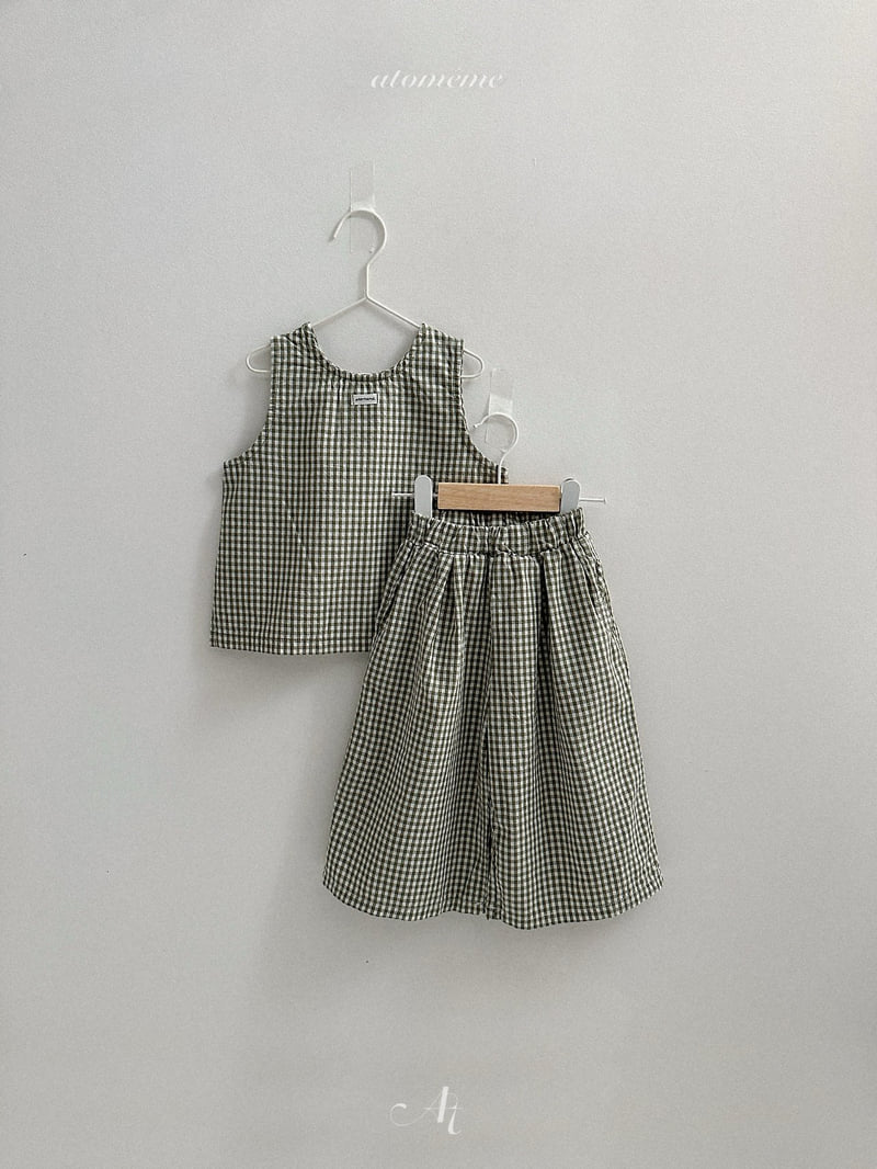Atomeme - Korean Baby Fashion - #babyfever - Muse Check Blouse - 7