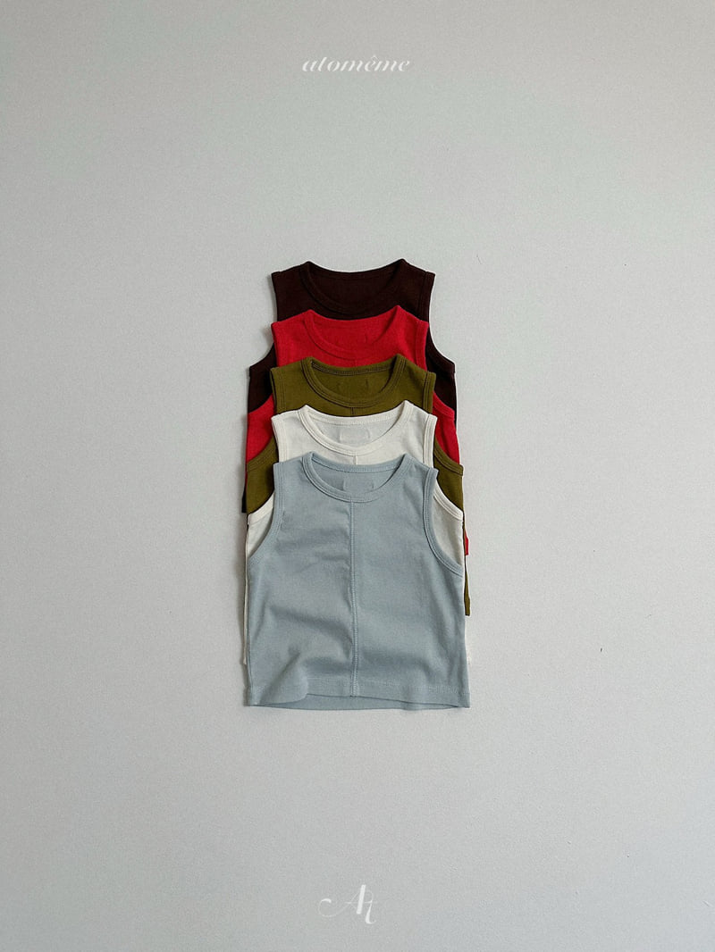 Atomeme - Korean Baby Fashion - #babyfever - Eden Sleeveless Tee - 3