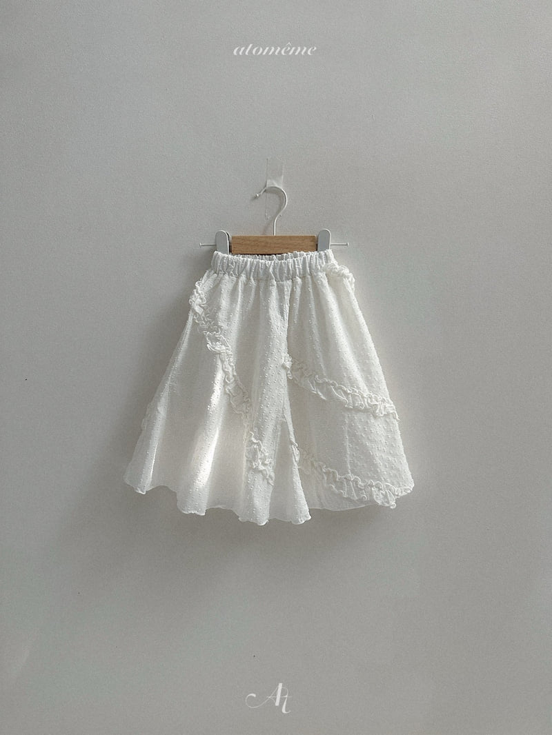 Atomeme - Korean Baby Fashion - #babygirlfashion - Ade Frill Skirt - 6