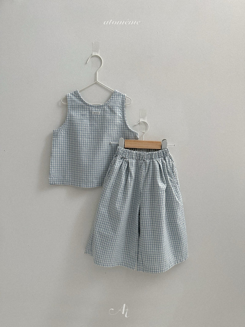 Atomeme - Korean Baby Fashion - #babygirlfashion - Muse Check Blouse - 8