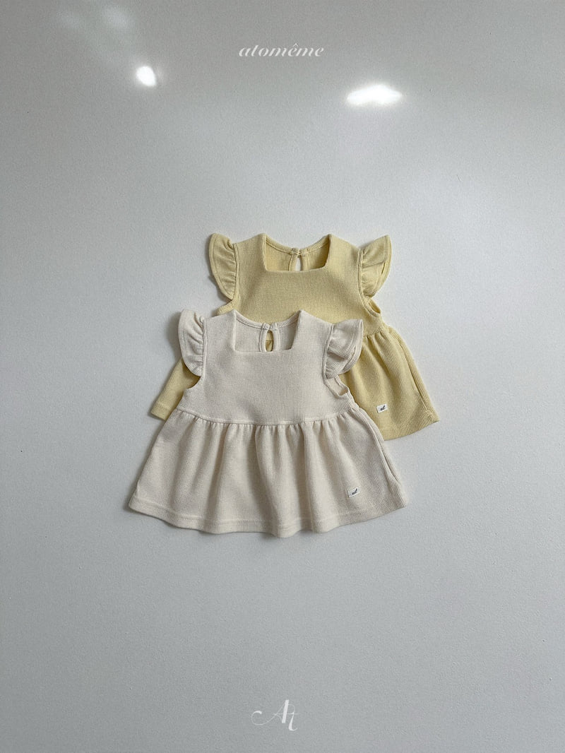 Atomeme - Korean Baby Fashion - #babyoninstagram - Rib Waffle Tee